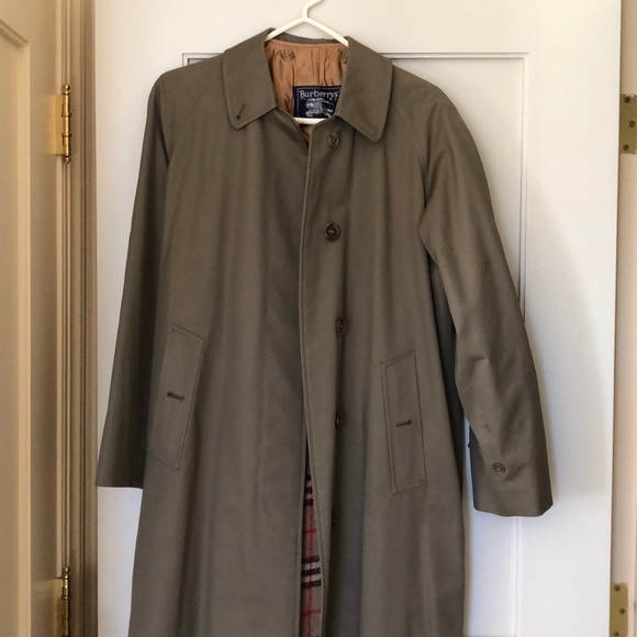 Burberry Jackets & Coats Vintage Burberry Raincoat Wool Plaid Liner
